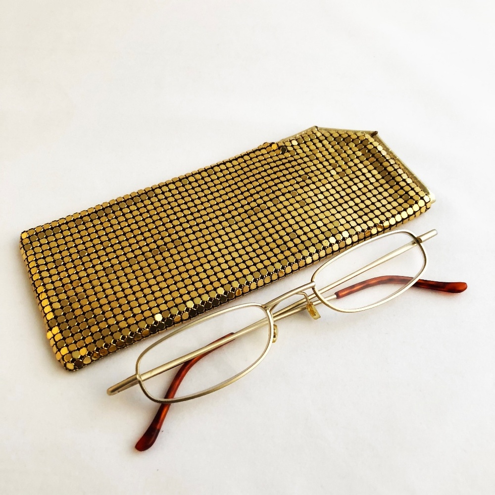 1940's Gold Mesh Eyeglass Sleeve